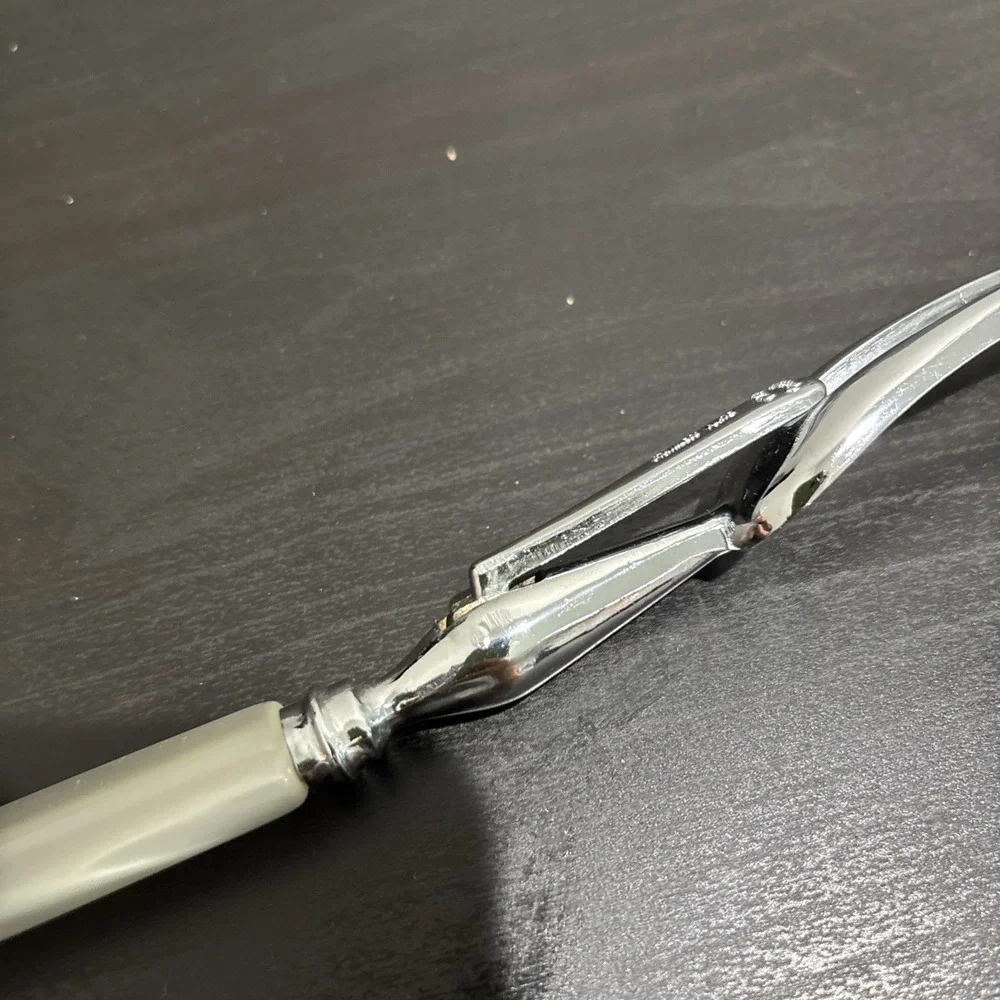 Vintage Sheffield England Carving Fork Stainless Mother Of Pearl Handle